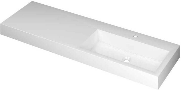 INK Wastafel Momento 1400x450x90 mm Glans wit 3421059