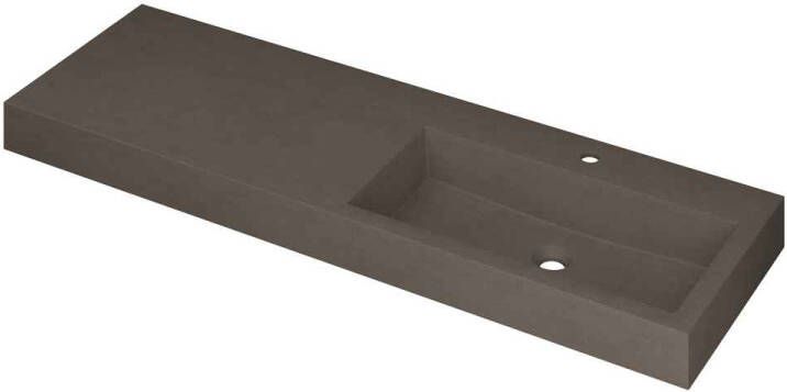 INK Wastafel Momento 1400x450x90 mm Quartz beton 3421459