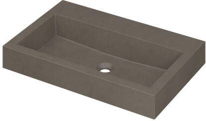 INK Wastafel Momento Quartz zonder kraangat 70 cm x 45 cm x 9 cm Quartz beton 3421410
