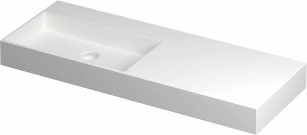 INK Wastafel United 1200x450x110 mm Mat wit 0206442