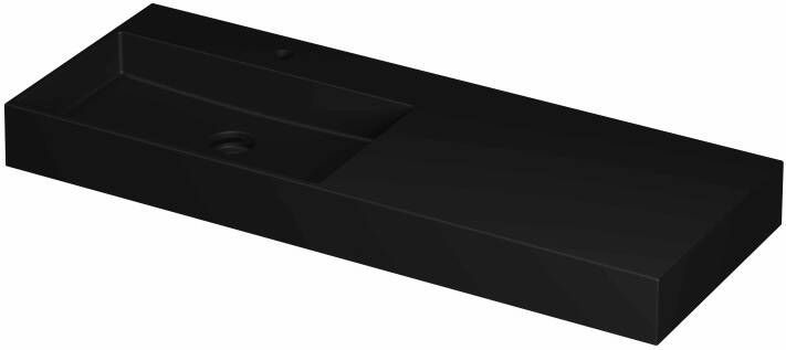 INK Wastafel United 1200x450x110 mm Mat zwart 0206454