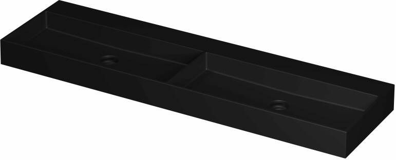 INK Wastafel United 1600x450x110 mm Mat zwart 0206484