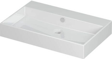 INK Wastafel Unlimited Porselein zonder kraangat 70 cm x 45 cm x 11 cm Glans wit 0202021