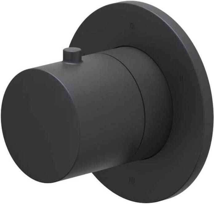 IVY Bond Afbouwdeel 3-weg stop-omstel symmetry rond rozet Mat zwart PED 6202442
