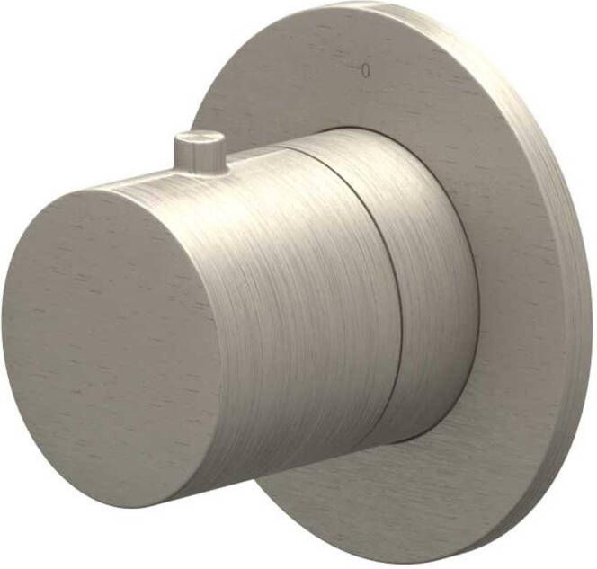 Ivy Bond Afbouwdeel voor douchekraan doorstroom stopkraan symmetry rond rozet Geborsteld nickel PVD 6202603