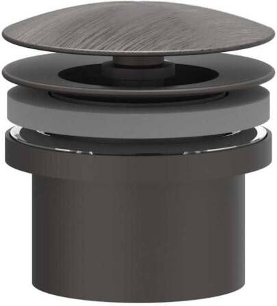 IVY Design Afvoerplug always open RVS316 geborsteld carbon black PVD 6901714