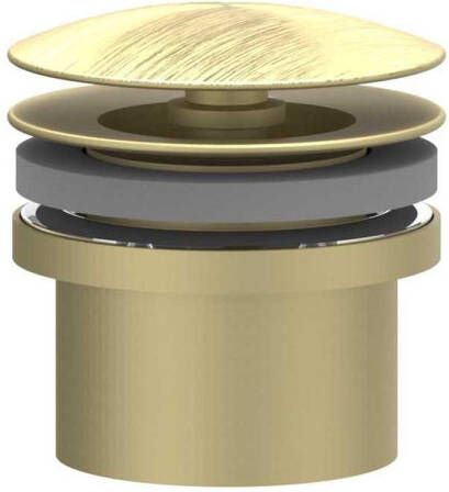 IVY Design Afvoerplug always open RVS316 geborsteld mat goud PVD 6901712