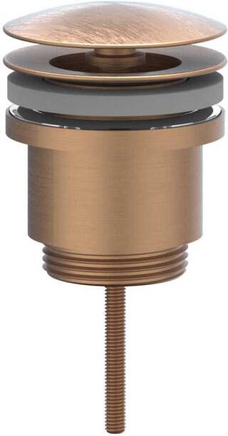 IVY Design Afvoerplug always open Geborsteld mat koper PVD 6901705