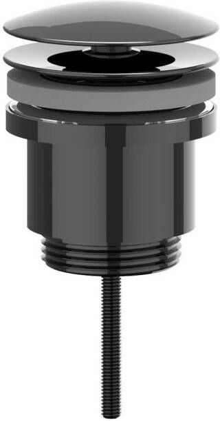 IVY Design Afvoerplug always open Zwart chroom PVD 6901707