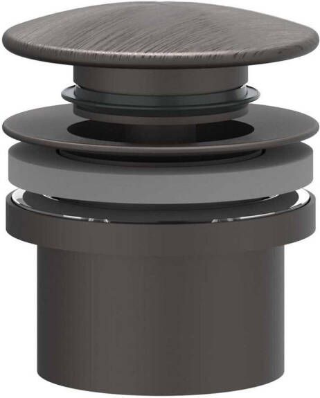 IVY Design Afvoerplug Stop&Go Geborsteld Carbon Black PVD