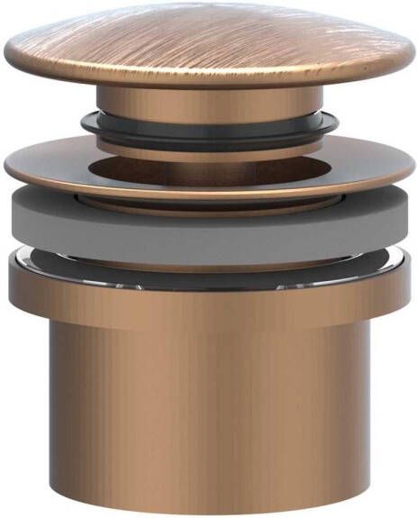 IVY Design Afvoerplug klikwaste RVS316 geborsteld mat koper PVD 6901763