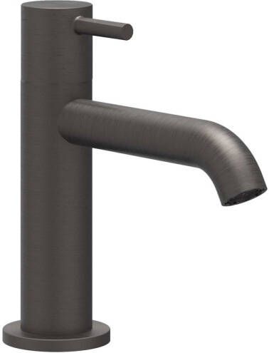 IVY Fonteinkraan Concord Opbouw Model S Met Schuimstraalmond Geborsteld Carbon Black PVD