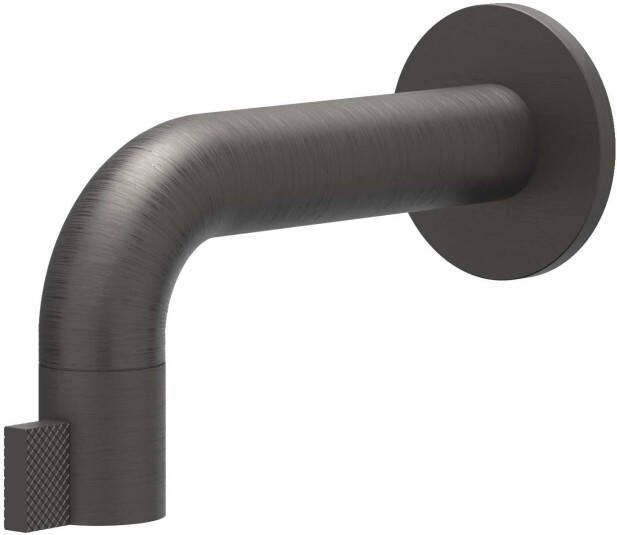 IVY Tribe Fonteinkraan wandmodel niet inkortbaar HOH12 5cm RVS316 geborsteld carbon black PVD