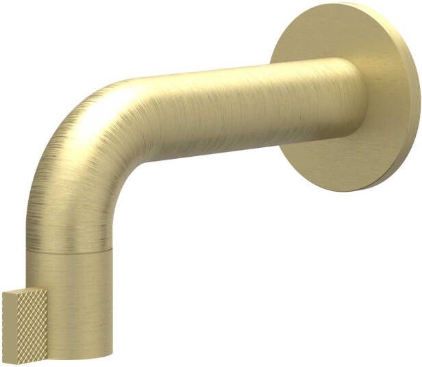 IVY Tribe Fonteinkraan wandmodel niet inkortbaar HOH12 5cm RVS316 geborsteld mat goud PVD