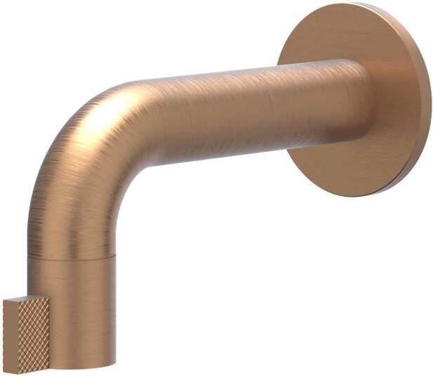 IVY Tribe Fonteinkraan wandmodel niet inkortbaar HOH12 5cm RVS316 geborsteld mat koper PVD