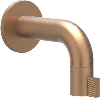 IVY Tribe Fonteinkraan wandmodel niet inkortbaar HOH10cm RVS316 geborsteld mat koper PVD