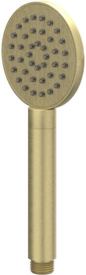 Ivy Handdouche rond 9cm satin spray Geborsteld mat goud PVD 6900454