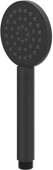 Ivy Handdouche rond 9cm satin spray Mat zwart PED 6900452