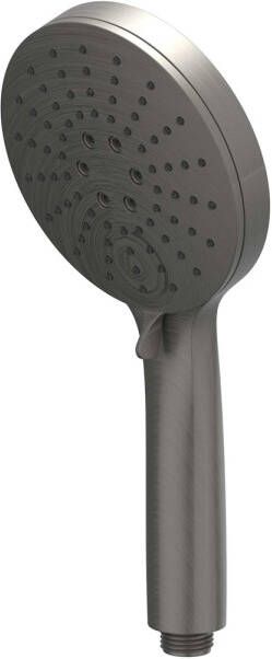 IVY Handdouche Verstelbaar 3-Standen met Antikalk Nozzels van ABS Kunststof Geborsteld Metal Black PVD
