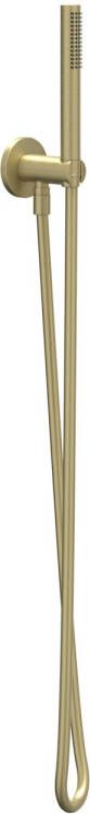 IVY Handdoucheset Set Bestaande Uit Doucheslang 150 cm Wandhouder Met Uitlaat En Handdouche Satin Spray Geborsteld Mat Goud PVD