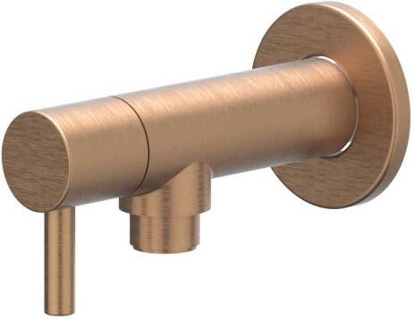 IVY Hoekstopkraan 1 2" 3 8 Geborsteld mat koper PVD 6901905