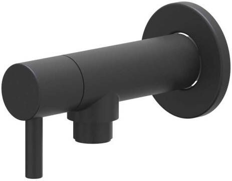 IVY Hoekstopkraan 1 2" 3 8 Mat zwart PED 6901902