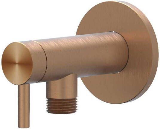 IVY Hoekstopkraan 1 2" 3 8 RVS316 geborsteld mat koper PVD 6901913