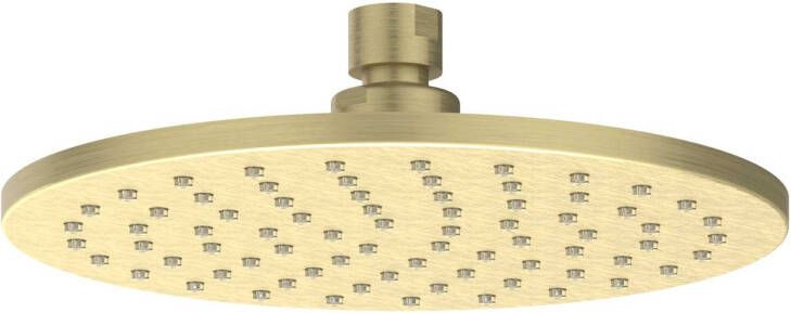 IVY Bond losse medium hoofddouche met antikalk nozzles 20 cm geborsteld mat goud PVD