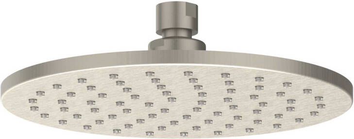 IVY Bond losse medium hoofddouche met antikalk nozzles 20 cm geborsteld nickel PVD
