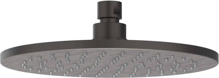 Ivy Hoofddouche medium 20cm antikalk nozzels RVS316 geborsteld carbon black PVD 6900664