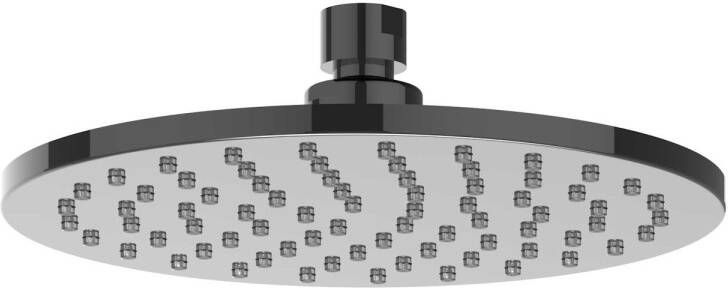 IVY Bond losse medium hoofddouche met antikalk nozzles 20 cm zwart chroom PVD