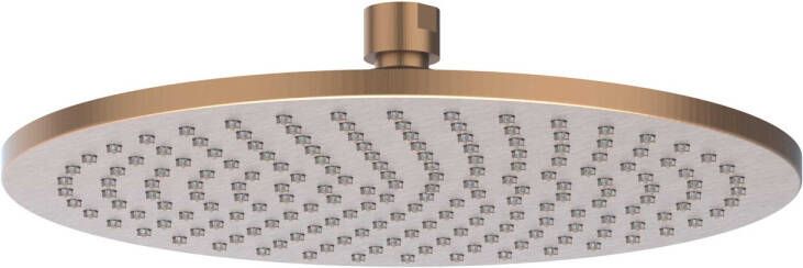 IVY Bond losse medium hoofddouche met antikalk nozzles 25 cm geborsteld mat koper PVD