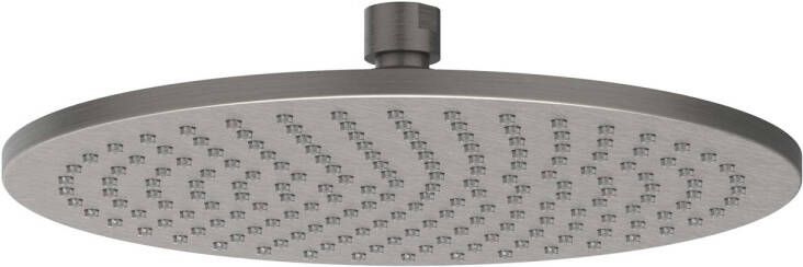 IVY Bond losse medium hoofddouche met antikalk nozzles 25 cm geborsteld metal black PVD