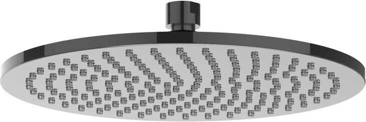 IVY Bond losse medium hoofddouche met antikalk nozzles 25 cm zwart chroom PVD