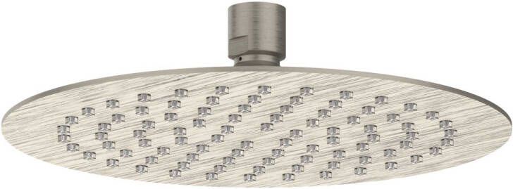 IVY Bond losse Slim hoofddouche met antikalk nozzles en Eco-air 20 cm geborsteld nickel PVD