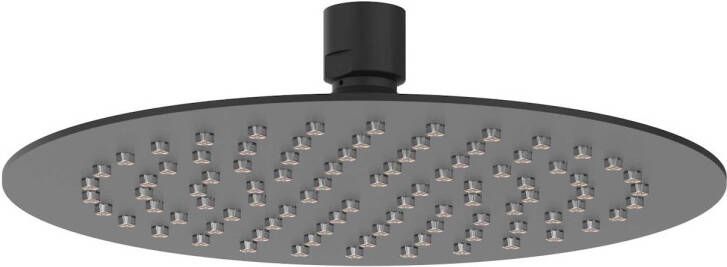 IVY Hoofddouche Slim 20 cm Anti-Kalk Nozzels Eco-Air Mat Zwart PED