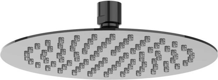 IVY Bond losse Slim hoofddouche met antikalk nozzles en Eco-air 25 cm zwart chroom PVD