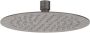 Ivy Hoofddouche slim 30cm antikalk nozzels Eco-air Geborsteld metal black PVD 6900606 - Thumbnail 1