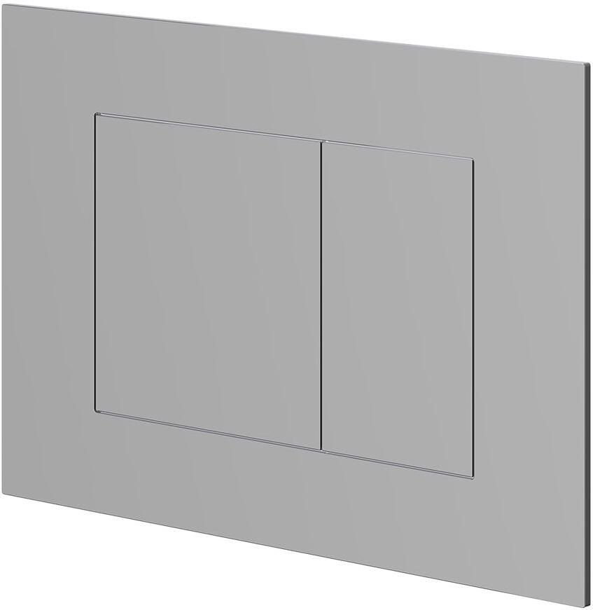 IVY Bedieningspaneel Flush 2 Rechthoekige Knoppen 3mm Chroom