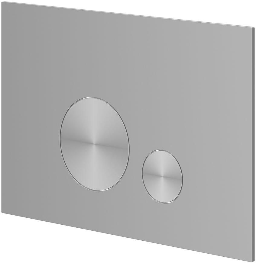 IVY Bedieningspaneel Flush 2 Ronde Knoppen Flowering 3mm Rvs316 Geborsteld