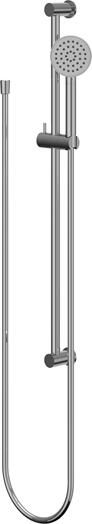 IVY Handdoucheset Set Bestaande Uit Doucheslang 150 cm Wandhouder Met Uitlaat En Handdouche Satin Spray Chroom