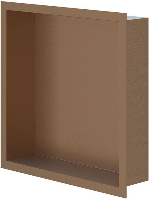 Ivy Inbouwnis 30x30x7.5cm Geborsteld mat koper PVD 6500705