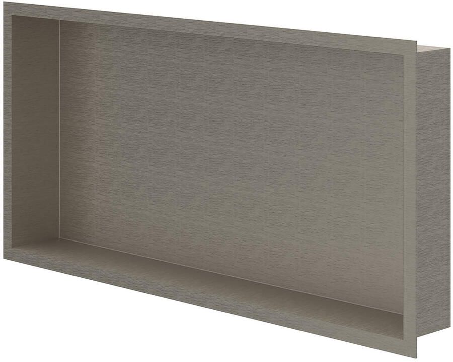 Ivy Inbouwnis 60x30x7.5cm Geborsteld nickel PVD 6500753