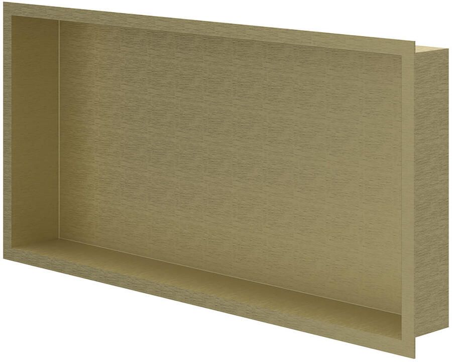 Ivy Inbouwnis 60x30x7.5cm Geborsteld mat goud PVD 6500754