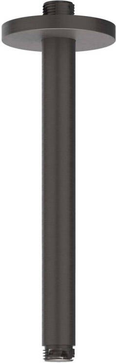 Ivy Plafondbuis 20cm 1 2" RVS316 geborsteld carbon black PVD 6901614
