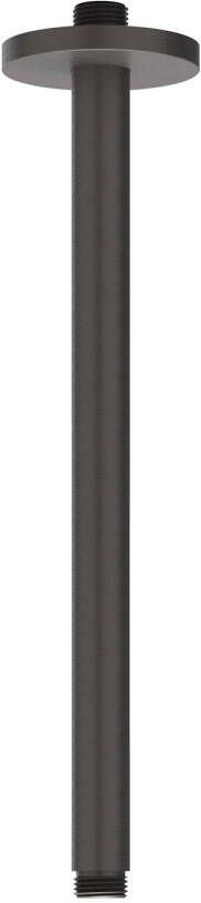 IVY Plafondbuis 30cm 1 2" RVS316 geborsteld carbon black PVD 6901664