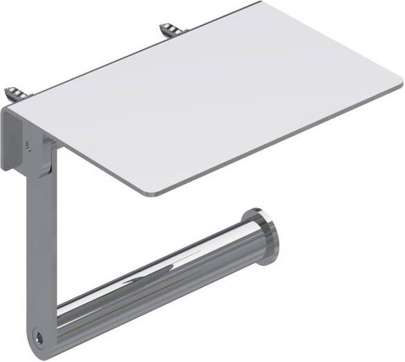 IVY Toiletrolhouder Met Planchet Chroom