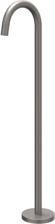 IVY Baduitloop vrijstaand 1 2"- Geborsteld metal black PVD 6903006