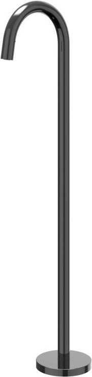 IVY Baduitloop vrijstaand 1 2"- Zwart chroom PVD 6903007