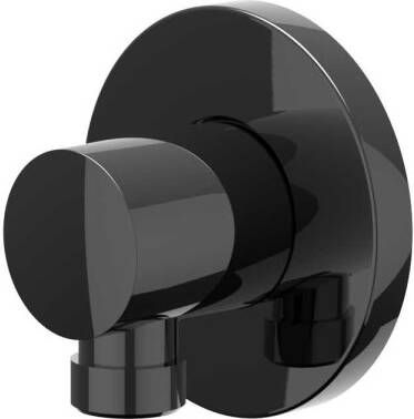 IVY Toebehoren Wanduitlaat 1 2" Zwart chroom PVD